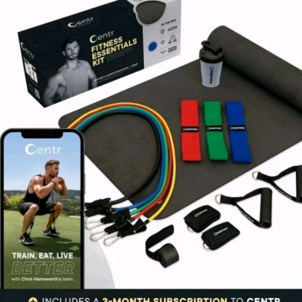 Fitness Essentials Kit - Black